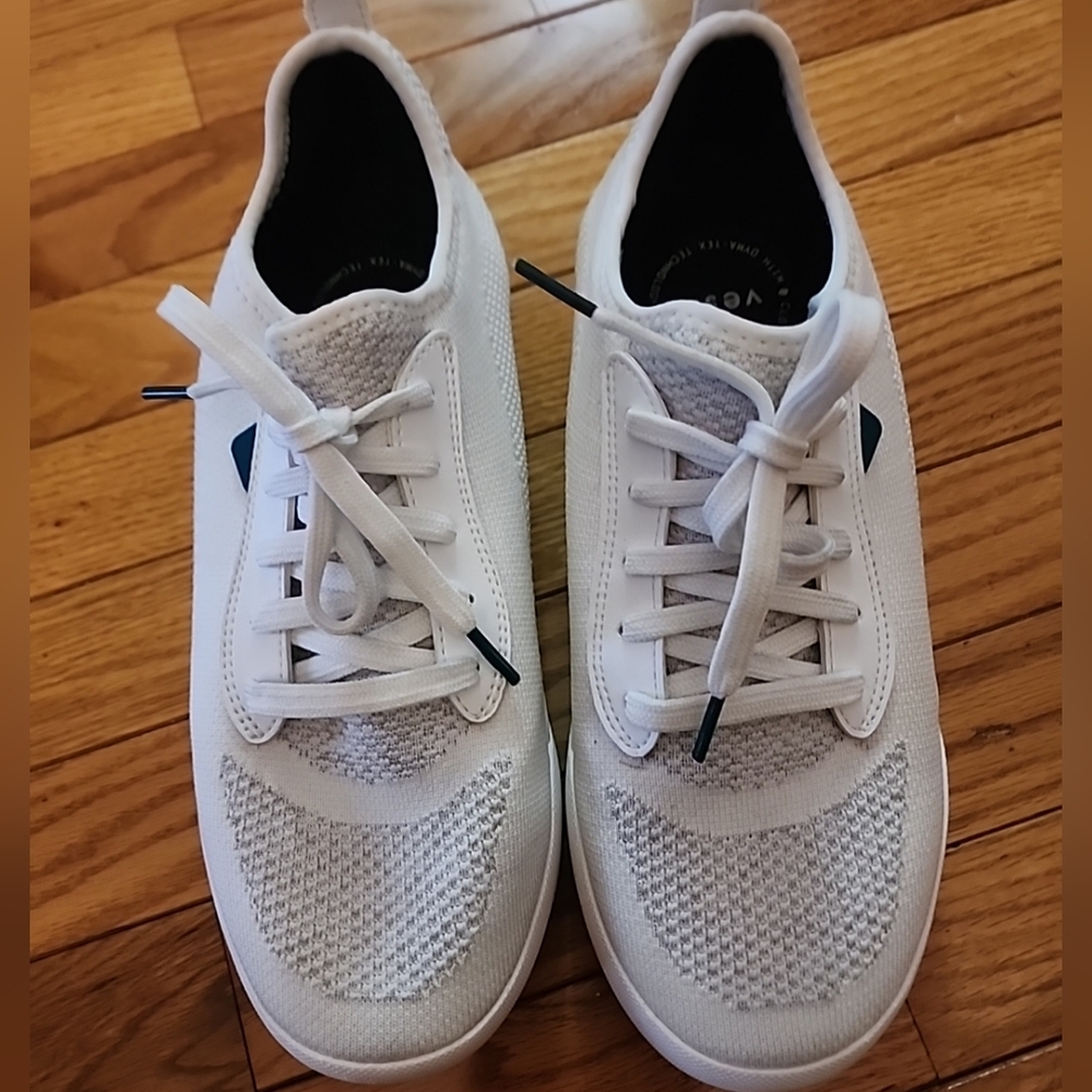 Vessi Women's White Knit Sneakers